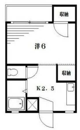 第1三池ビルの物件間取画像